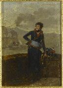 Louis Gauffier Portrait de Victor Leopold Berthier oil painting